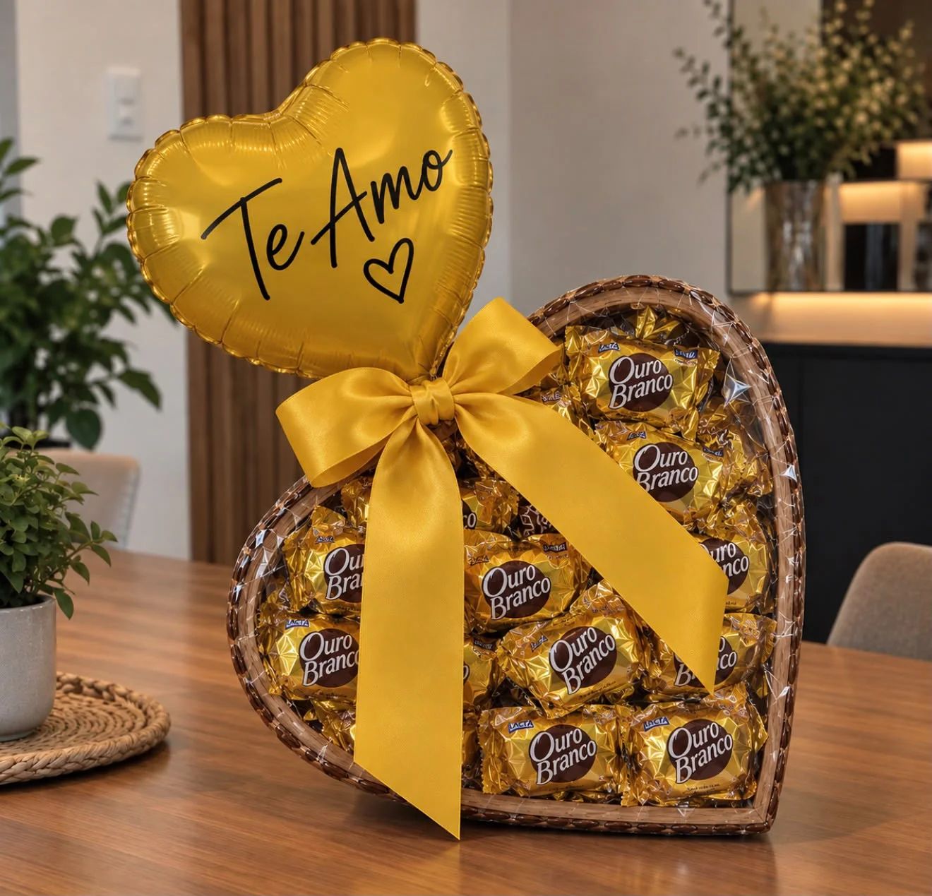 Cesta Ouro Branco do Amor